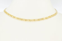 Versace-Stil Choker 585 Gold - 42,5 cm