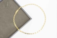 Versace-Stil Choker 585 Gold - 42,5 cm