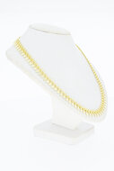 14 Karat Vintage St&auml;bchen Kette Gold - 43 cm