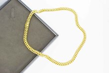 18 Karat Gold K&ouml;nigskette - L&auml;nge 46 cm