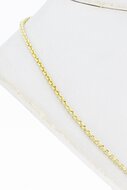 14 Karat Anker Goldkette - L&auml;nge 54 cm