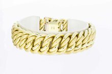 585 geflochtenes Gold Armband - 19,9 cm