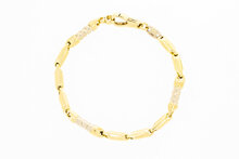 18 Karat Barren Goldarmband - 19,2 cm