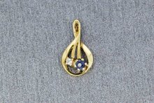 8 Karat Gold Edelstein Anh&auml;nger dames