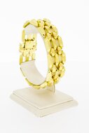 750 Gold breites Barrenarmband - 19,8 cm
