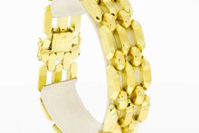 750 Gold breites Barrenarmband - 19,8 cm