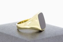 Onyx Pinky Ring 14 Karat - 16,3 mm