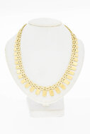 Sonnenstrahlen Collier 585 Gold - 45 cm