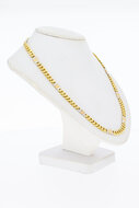 Gourmet ketting 14 karaat goud - 45,5 cm