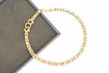 Fantasie Damen Goldkette 18 Karat - 42,7 cm