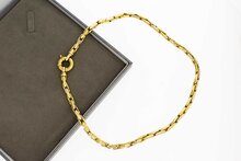 18 Karat Goldbarren Kette - 46,5 cm