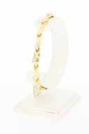 Kreuzarmband 14 Karat Gold - 20,5 cm