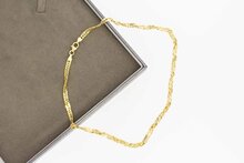 Panzer Collier 14 Karat Gold - 40 cm