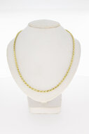 Kordel Halskette 585 Gelbgold- 50 cm