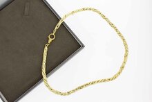 14 Karat Fuchsschwanz Goldkette - 46,5 cm