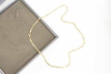 Falkenauge Goldkette 14 Karat - 52,6 cm