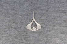 14 Karat Wei&szlig;gold Diamant Anh&auml;nger