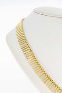 Sonnenstrahlen-Choker 585 Gold - 48,5 cm