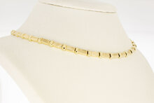 14 Karat St&auml;bchen Goldkette - 45,5 cm