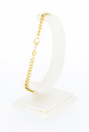 Gerollte Panzer Armband 14 Karat  - 23 cm