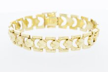 14 Karat Gelbgold Retro armband - 20 cm