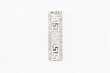 18 Karat Wei&szlig;gold Anh&auml;nger mit Diamant