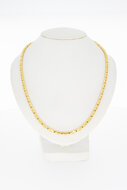 14 Karat Goldbarren Kette - L&auml;nge 45 cm
