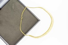 Sonnenstrahlen Collier 585 Gold - 42 cm