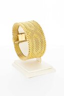 Mail&auml;nder Armband 18 Karat Gelbgold - 18 cm