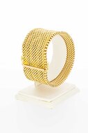 Mail&auml;nder Armband 18 Karat Gelbgold - 18 cm