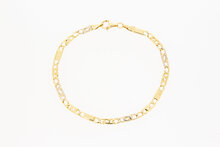 14 Karat Falkenauge Gold Armband - 21 cm