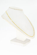 14 Karat Figaro Goldkette - L&auml;nge 45 cm