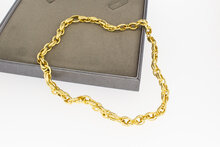 18 Karat Anker Gold Kette - L&auml;nge 46 cm