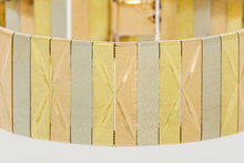 18 Karat breite Gold Armband - 19,5 cm