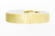 Breites Vintage Gliederarmband 585 Gold - 18,5 cm