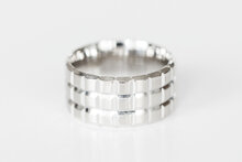 Breite 14 Karat Gold Ring "ICE Cube" - 17,3 mm