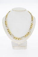 Figaro Goldkette 14 Karat - 67,5 cm
