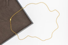 750 Gelbgold Panzerkette - 59,5 cm