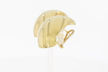 Klassische Ohrclips 585 Gold - 2,8 cm