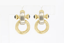585 Bicolor Gold Ohrstecker - 2,6 cm