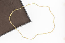 585 Gold Figaro Halskette - 61,5 cm