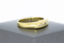 750 Gelb Goldene Pinky Ring - 18,5 mm