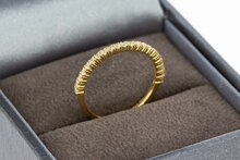 375 Gelbgoldene Ring Memoire - 15,4 mm