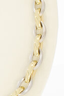 Goldkette 585 Bicolor Gold - 45,5 cm