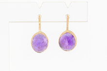 585 Gold Amethyst Anh&auml;nger - 1,8 cm