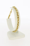 Kordelarmband 14 Karat Gold - 21 cm