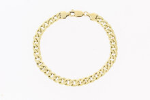 Panzerarmband 585 Gold &ndash; 19,5 cm