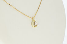 14 Karat Diamant Anh&auml;nger - 13,5 mm