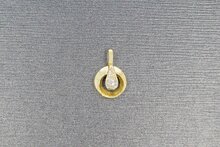 14 Karat Diamant Anh&auml;nger - 13,5 mm