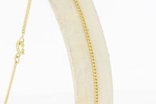Fu&szlig;kette 14 Karat Gelbold - 23,1 cm